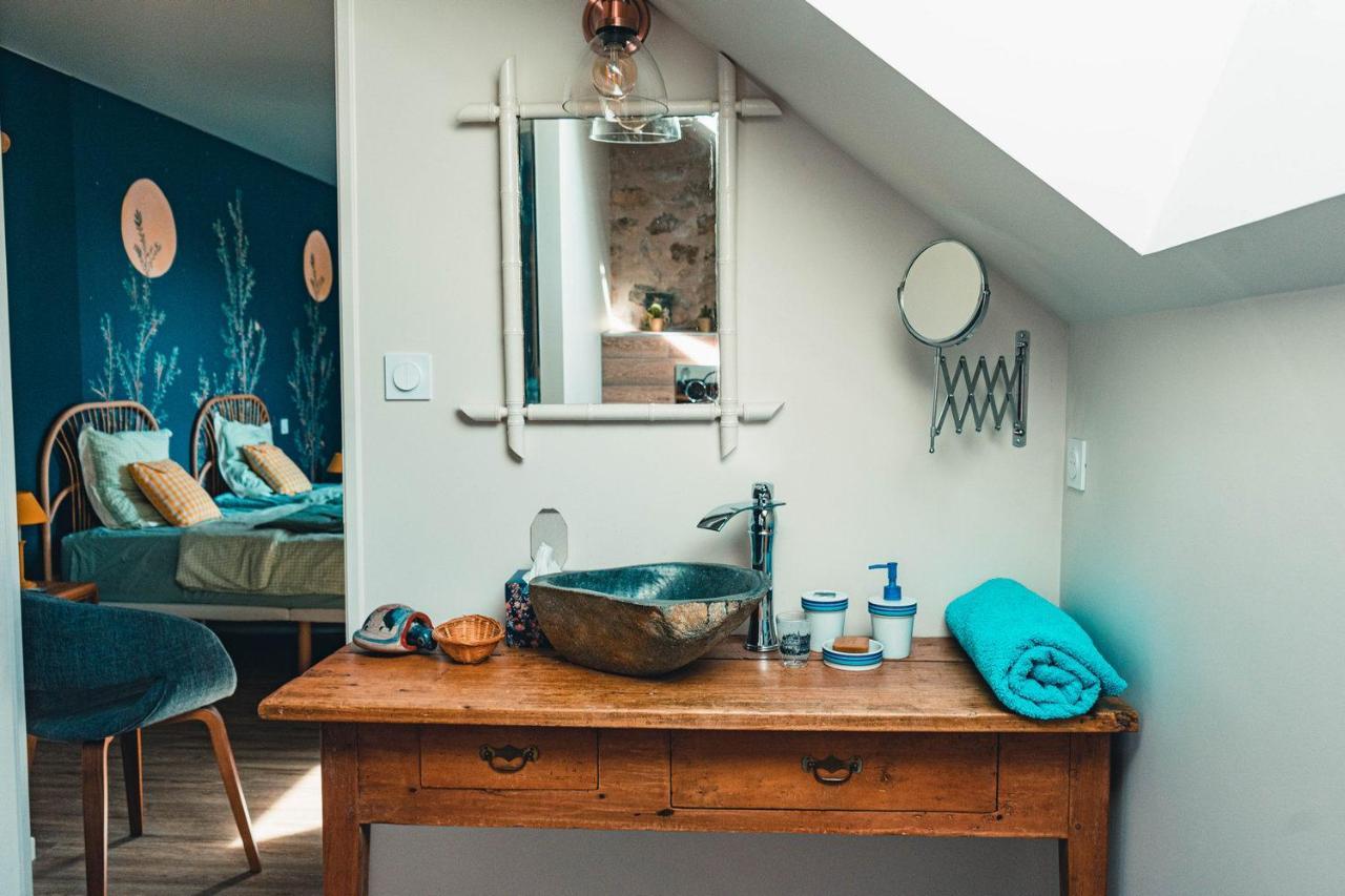 Bed and Breakfast Les Jardins De Nanine Lapleau Esterno foto
