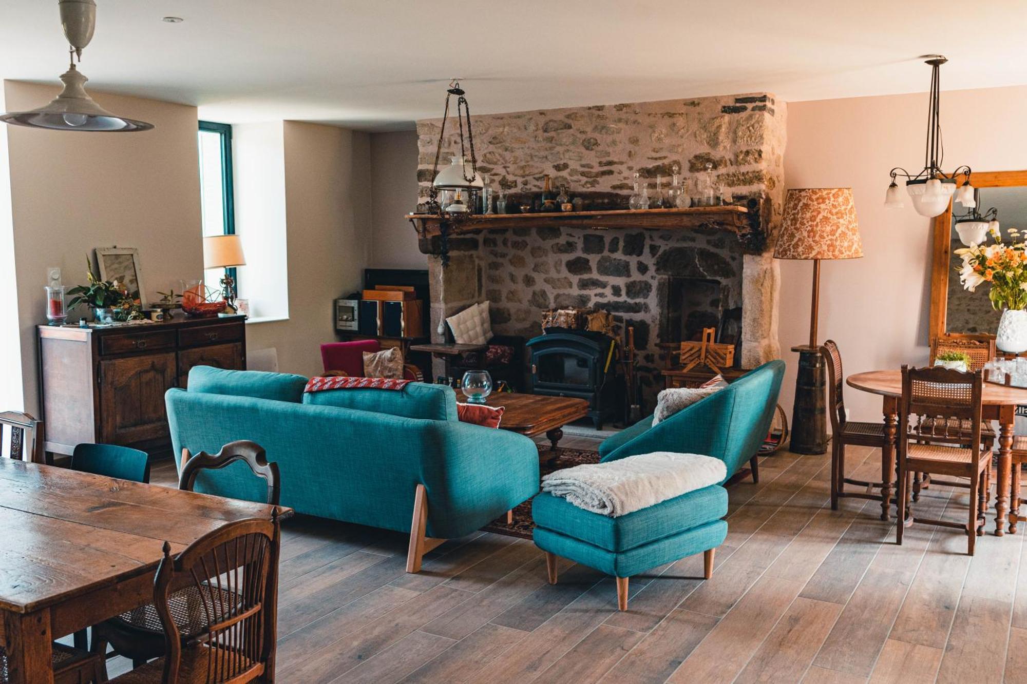 Bed and Breakfast Les Jardins De Nanine Lapleau Esterno foto